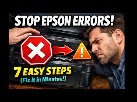 How to Fix ANY Epson Printer Error! (7 Easy Troubleshooting Steps)