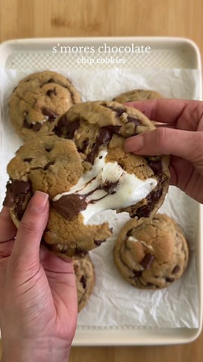 S'mores Chocolate Chip Cookies Recipe