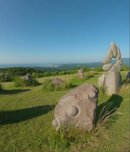 360度のパノラマ絶景「寒風山」（男鹿半島・大潟ジオパーク #shorts