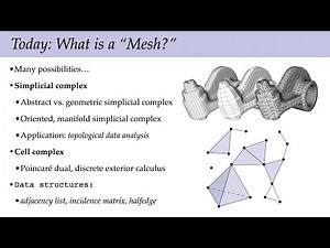 Lecture 2A: What is a "Mesh?" (Discrete Differential Geometry)