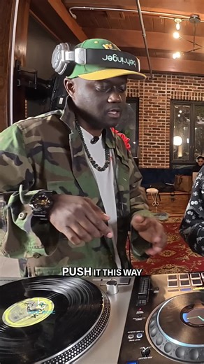 DJing 101: Mastering the beat transition. Sounds off? Push it forward. Sounds ahead? Reverse it. Perfect flow, every time. #djschool #vinyl #djsetup #djgear #dj #beatmatching