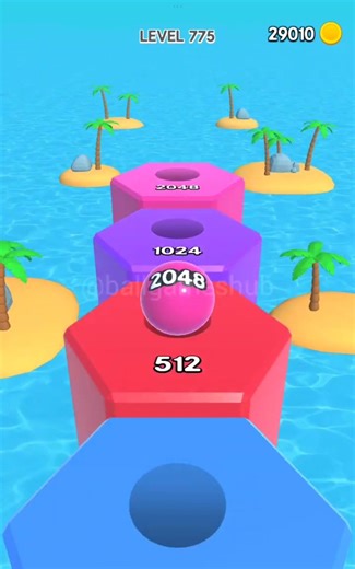 2048 Runner Ball Insane Upgrade Path 😱🔥 #shorts