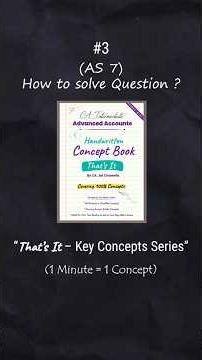 AS 7 Trick to Solve Questions 🔥 | Contract Accounting Made Easy | Jai Sir #thatsitbook
