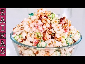 Colourful Rainbow Popcorn | Caramelised Popcorn Recipe | Kids Special, Fun Recipe | by Zaika Kitchen