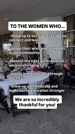Women Chiropractors ®️ | We are so thankful for YOU 🫶 . #womenchiro #womenchiropractors #femalechiro | Instagram