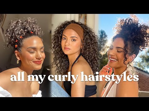 Easy Curly Hairstyles 🤎 Tutorials