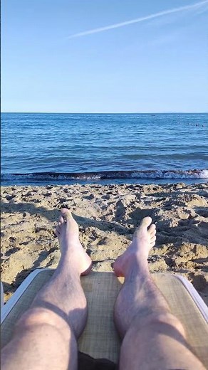 Voya Beach Resort POV Sea View From Daybed