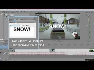 How to add animated text in sony vegas