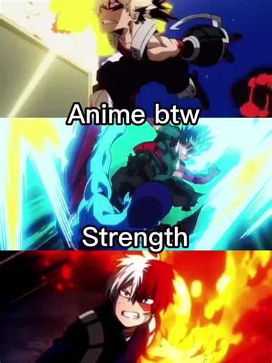 Comparing the mha trio. #deku #bakugou #todoroki #mha #animevs #anime #animedebate #xyzbca #fyp