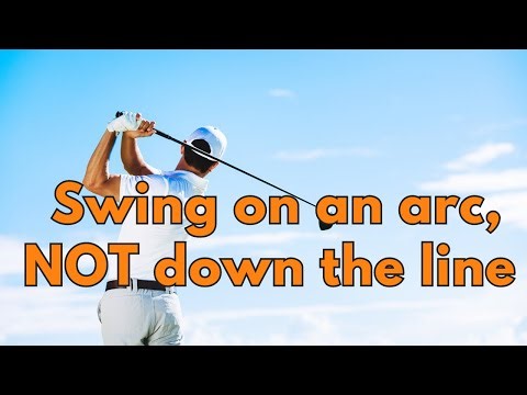 Avoid The Trap Of The Target Line - Swing On An Arc!!