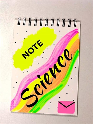 Simple Notebook Frontpage Design Ideas #ytshorts #drawingideas #frontpagedecoration #frontpage