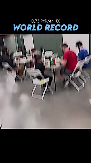 Pyraminx Cube Solve in 0.73 Seconds - World Record