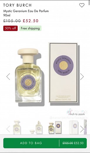 50% Off Tory Burch: Fragrances and Layering Oils