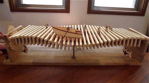 Enchanting kinetic wave machine.
