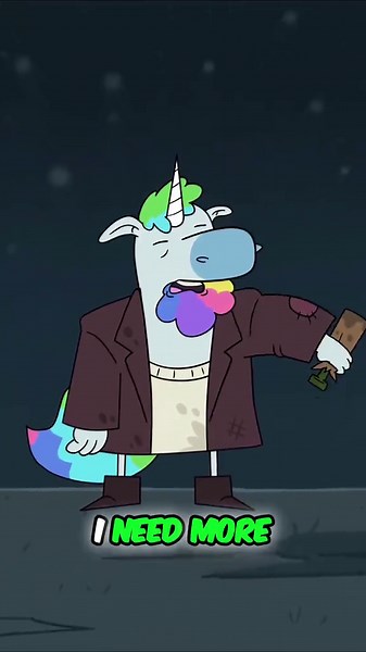 The moon is watching 🌚🌚🌚 #2d #animation #meme #alien #moon #unicorn #fyp