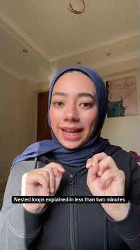 Nested for loops explained#programing #coding #computerscience #computer #fyp