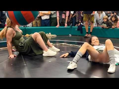 💃 Girls Try To Survive The DEVIL’S WHEEL 😍 Oktoberfest Munich 2025 | Teufelsrad Best Moments 🎡