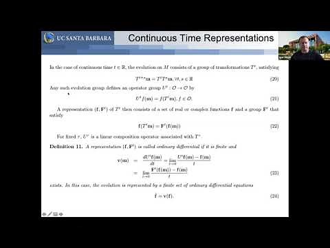 SIAM DS21: Igor Mezić - Koopman Operator, Geometry, and Learning of Dynamical Systems