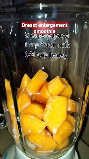 Enhance breast growth smoothie