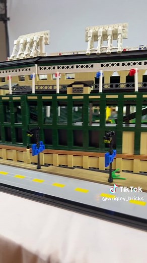 Custom Lego Model of Wrigley Field and Wrigleyville
