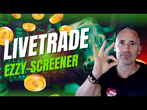 Live trade with the Ezzy Screener and implemented in the TWS