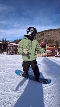 Tips are riding mellow terrain, and beginner areas #snowboarding