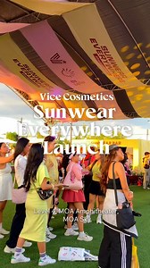 Brighter, glowier days are here! ☀️✨ Your newest sunscreen bestie has officially arrived with the launch of Vice Cosmetics Sunwear Everywhere at the MOA Amphitheater, MOA Sky. From glowing faces and sporty summer looks to interactive booths and a fun, high-energy race, it was indeed a radiant celebration made to shine everywhere. 🌈🌤️ #MallOfAsia #ExperienceMOA #MOAExclusive #ViceCosmetics #SunwearEverywhere | SM Mall of Asia Official