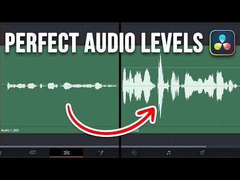 How To Set Perfect Audio Levels In DaVinci Resolve