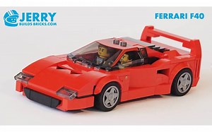 [转载]Jerry Builds Bricks大佬的乐高法拉利 F40 说明 （MOC #121）