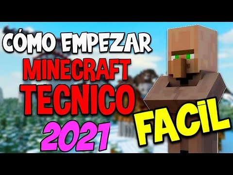 Como EMPEZAR en MINECRAFT TECNICO 🚀 - Minecraft Bedrock 1.18 y JAVA 1.18