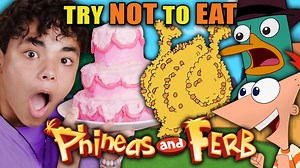 759K views · 10K reactions | Help Perry the Platypus WIN this Try NOT to Eat: Phineas & Ferb challenge! 閭 #phineasandferb #foodchallenge #eatingshow #PVF | People Vs Food By React | Facebook