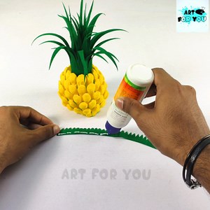 Very Easy Paper Pineapple !! | Art For You Creations