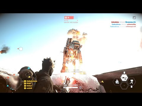Galactic Assault Gameplay - Crait (Resistance) Star Wars Battlefront II