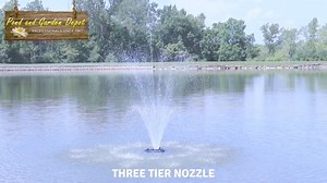 Watch Pond Boss 1/2 HP Floating Fountain With Lights on Amazon Live