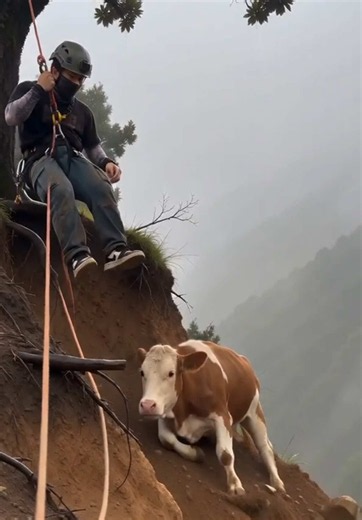 Kindness Means Showing Up When It Matters ❤️🐄 #kindness #compassion #animallover #fyp #creatorsearchinsights