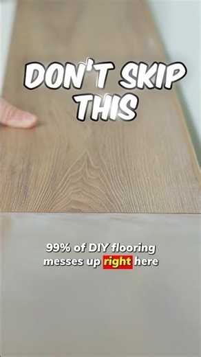Flooring Mistake Almost Everyone Makes #diy #shorts