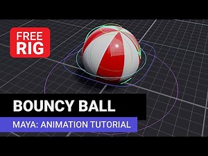 Bouncy Ball Animation Tutorial - Maya - Free Rig