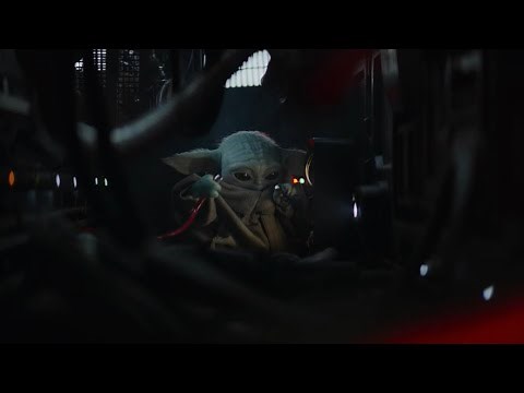 Baby Yoda Gets Shocked By Wires Scene (HD)
