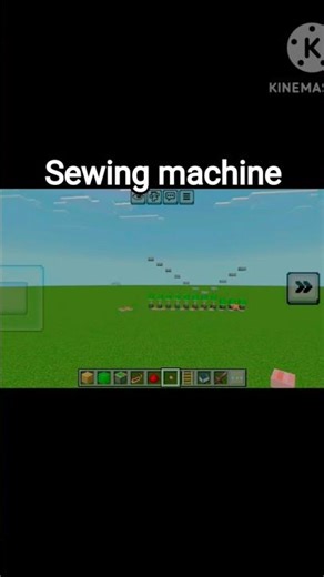 I build a sewing machine #minecraft #music #gaming #minecraftbuilding #lifeisbutadream #memes