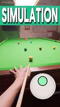 Snooker Practice Break Simulation ✈️ GoPro Headcam POV