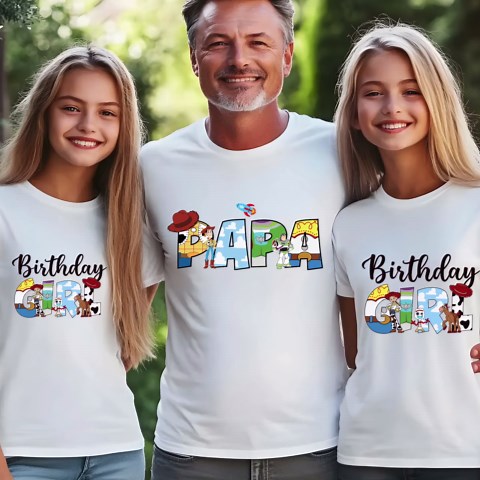 Toy Story Birthday Family Shirts PNG Bundle (digital Download) - Etsy
