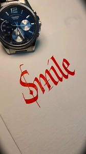 Practicing Italic Script "Smile" #lonecalligraphy #viralvideochallenge #reelsviralシ #shortsvideos #calligraphy #viralvideos #handwriting #artist #art #lettering | Lone Calligraphy