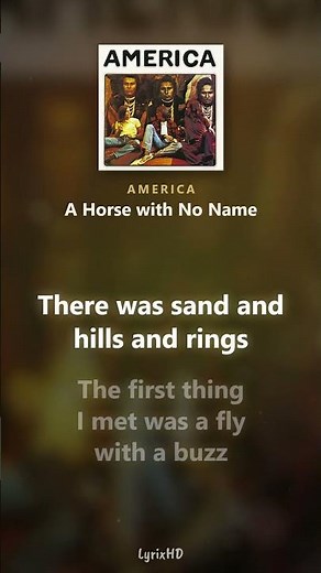 America - A Horse with No Name (Lyrics) ft. George Martin