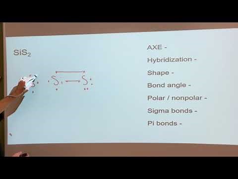Bonding Video 99 Lewis Structures SiS2