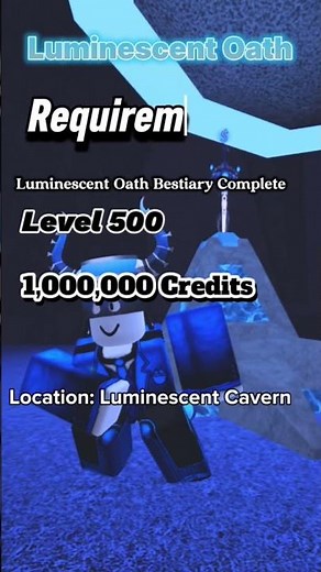 How To Get Luminescent/Ruinous Oath In Fisch #fisch #roblox