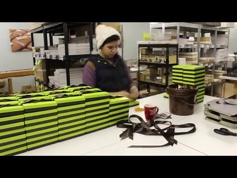 Time lapse: Packing Chocolate Boxes | davenportschocolates.co.uk