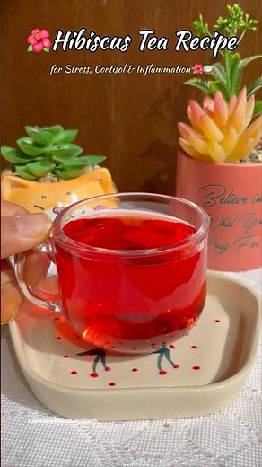 Morning Stress Relief & anti-inflammatory tea | Cortisol Tea #stressrelief #tea #recipe #viral #sip