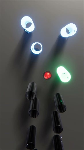 Glowing Boats Full Of Light Bulbs #3danimation #satisfying