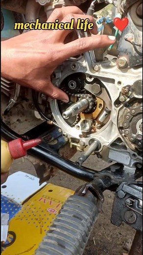 Hero Splendor pro timing chain fus road problem solve#shots #bikes #automobile #reels #tending