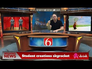 Creating a Newscast on a Green screen with Do Ink